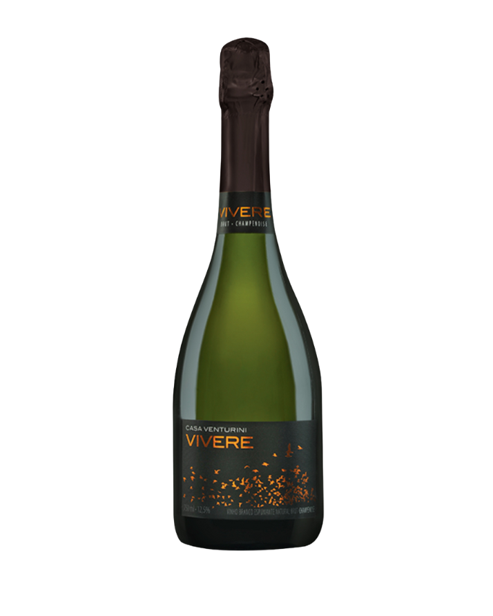 Espumante metodo tradicional Vívere Brut branco